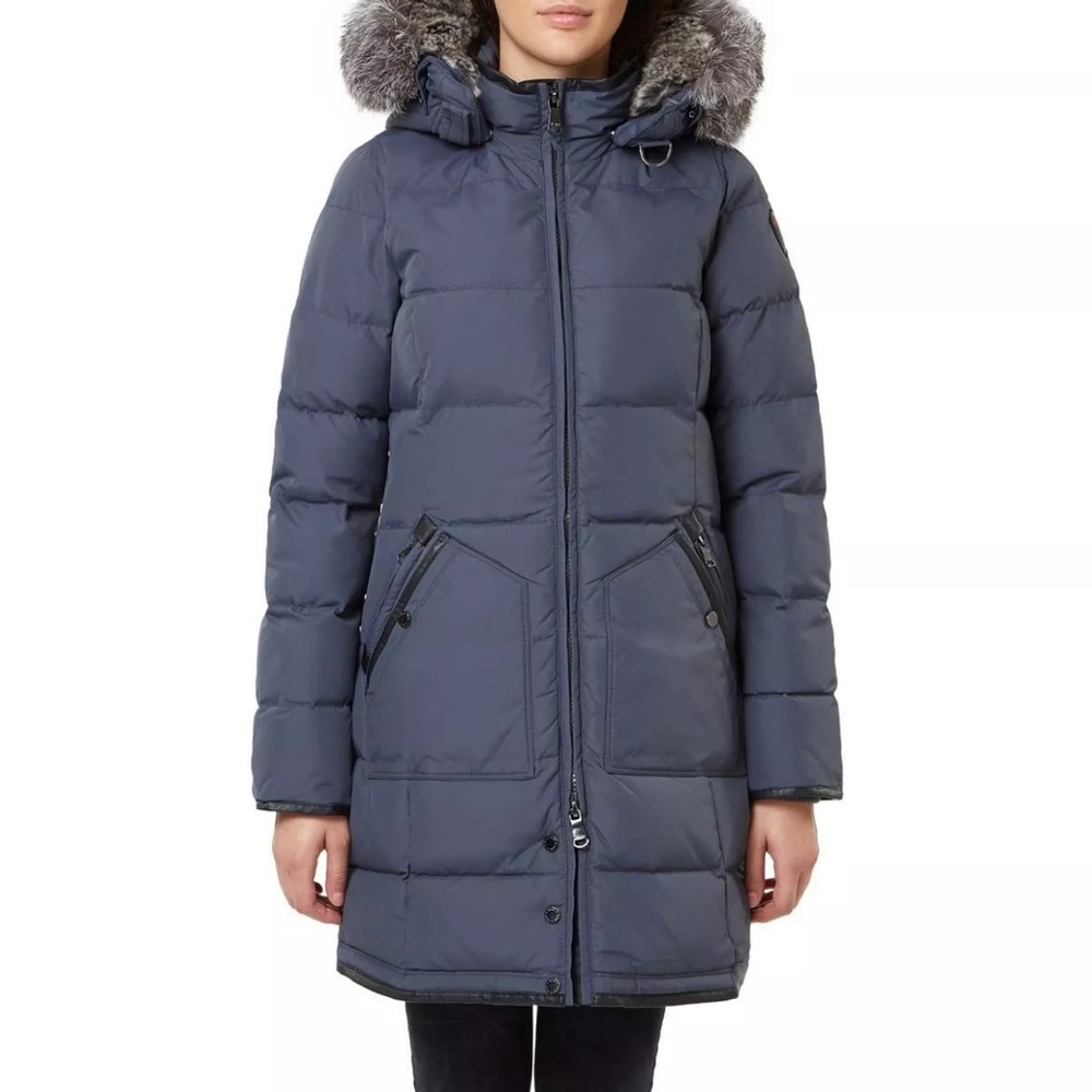 SOLD PAJAR Canada Panther Fox Fur Hood Down Coat